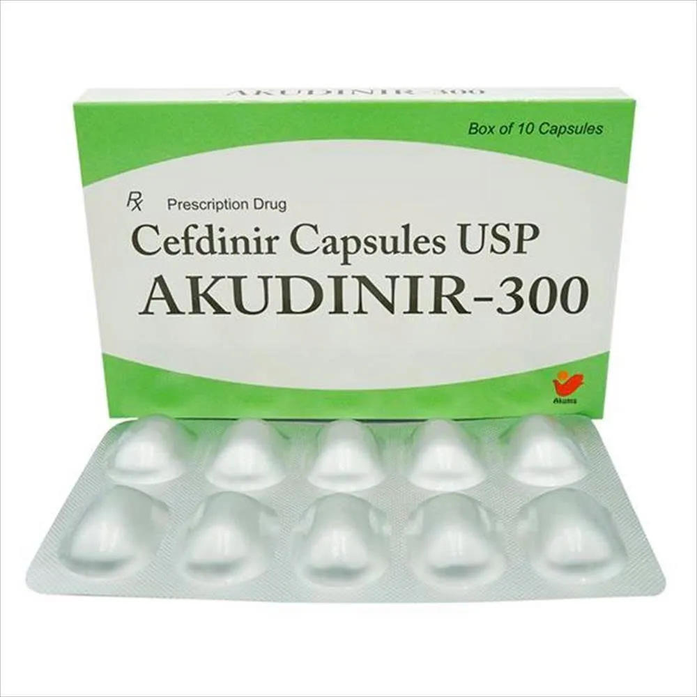 Cefdinir 300 mg India (Hộp 20 viên) – Kháng sinh thế hệ 3, điều trị nhiễm khuẩn hô hấp & da hiệu quả